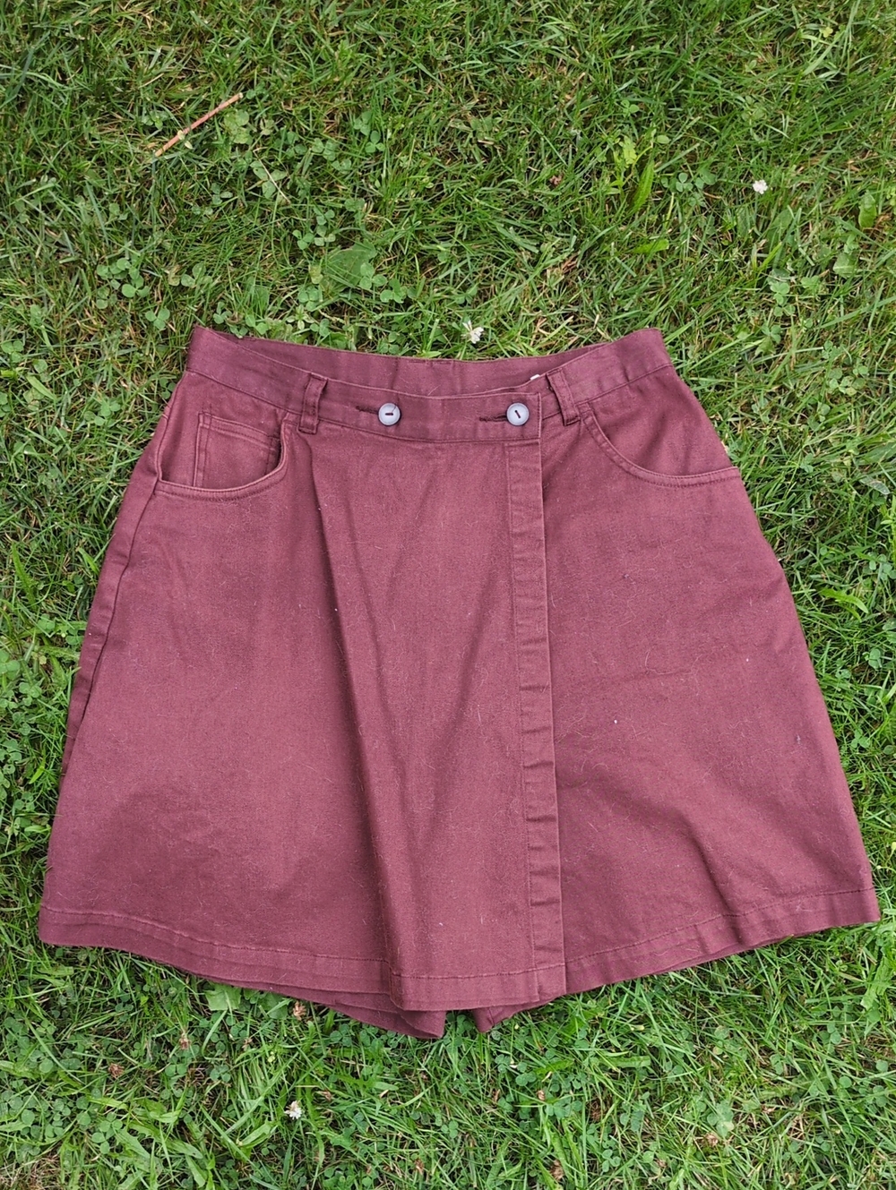 Women's A-Line Wrap Skort - Brown